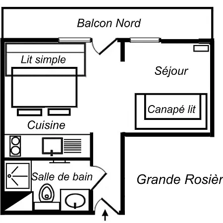 Apartment Charmant, Skis Aux Pieds, Proche Centre, 2-3 Pers, Wi-fi Inclus - Fr-1-182-200 *